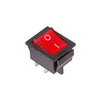 36-2330 Выключатель клавишный 250В 16А (4с) ON-OFF красн. с подсветкой (RWB-502; SC-767; IRS-201-1) Rexant 