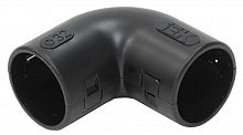 CTA10D-CIG32-K02-025 Поворот открывающийся на 90град. CI32G черн. IEK 