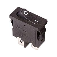 36-2050 Выключатель клавишный 250В 6А (2с) ON-OFF черн. Mini (RWB-103; SC-766; MRS-101-5) Rexant 