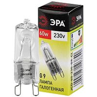 C0027370 Лампа галогенная G9-JCD-60-230V-Cl 60Вт капсула G9 230В Эра 