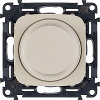 752860 Механизм светорегулятора Valena Allure 300Вт универс. с поворотн. ручкой без нейтрали с лицев. панелью сл. кость Leg 