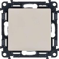 752506 Переключатель 1-кл. СП Valena Life 10А IP20 250В 10AX с лицев. панелью безвинтов. зажимы механизм сл. кость Leg 