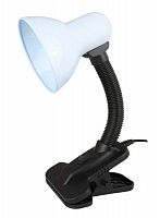 12370 Светильник UF-320P С01 настол. прищепка 230В 60Вт E27 ЛОН бел. Ultraflash 