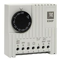thermo-no-nc-din Термостат NO/NC (охлаждение/обогрев) на DIN-рейку 5-10А 230В IP20 PROxima EKF 