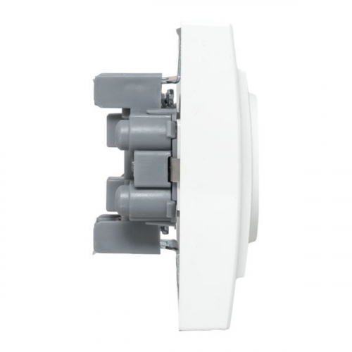 ERR16-128-100 Розетка 2-м СП Минск 16А IP20 с заземл. защ. шторки бел. Basic EKF  фото 3