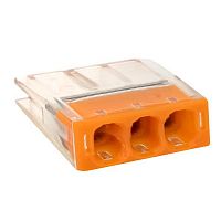 plc-smk-2273-243 Клемма строительно-монтажная СМК 2273-243 3-проводная 0.5-2.5кв.мм с пастой (уп.100шт) PROxima EKF 