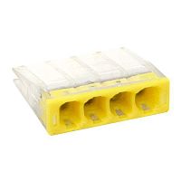 plc-smk-2273-244 Клемма строительно-монтажная СМК 2273-244 4-проводная 0.5-2.5кв.мм с пастой (уп.100шт) PROxima EKF 