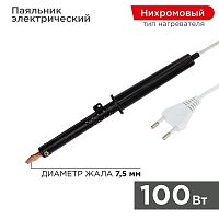 12-0291-1 Паяльник ПП (ЭПСН) 100Вт 220В пластик. ручка Rexant 