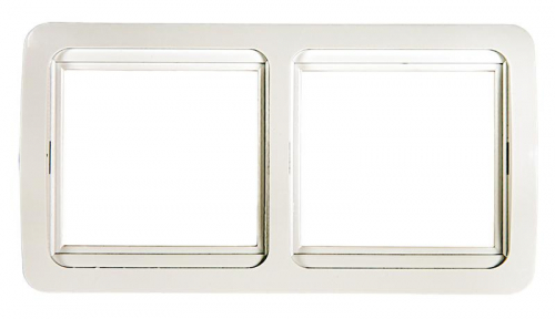 4680005959938 Рамка 2-м CLASSICO 2302H бел. ASD / IN HOME 