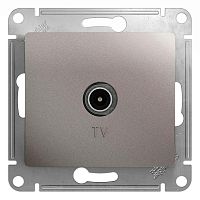 GSL001293 Розетка телевизионная TV Glossa коннектор механизм платина SE 