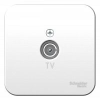 BLNTA000011 Розетка телевизионная TV ОП Blanca коннектор с изолир. пластиной бел. SE 