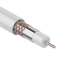 01-2206 Кабель RG-6U+Cu 48проц. 75Ом бел. (м) PROCONNECT 