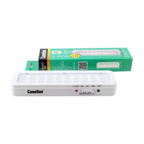 13149 Светильник светодиодный LA-112 30LED 220В аккумуляторный Li-ion бел. Camelion  фото 2
