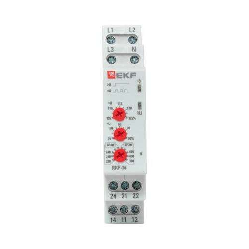 Реле контроля фаз RKF-34 PROxima EKF rkf-34 фото 3
