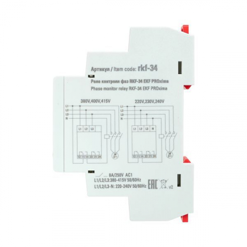 Реле контроля фаз RKF-34 PROxima EKF rkf-34 фото 6