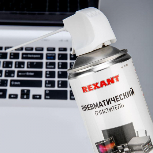 85-0001 Очиститель пневматический высокого давления DUST OFF 400мл Rexant  фото 8