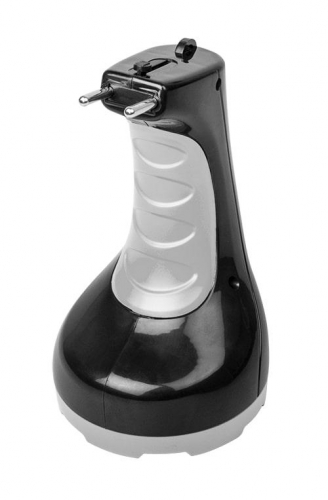 2857095 Фонарь ручной AccuF2-L15-bk выдвижная вилка индикатор зарядки ремешок встроен. ЗУ черн. ФАZА  фото 3
