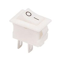 36-2012 Выключатель клавишный 250В 3А (2с) ON-OFF бел. Micro (RWB-101) Rexant 