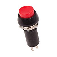 36-3030 Выключатель-кнопка 250В 1А (2с) ON-OFF красн. (PBS-11А) Rexant 