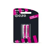 2858474 Элемент питания алкалиновый AAA/LR03 1.5В Super Alkaline BL-2 (уп.2шт) ФАZА 
