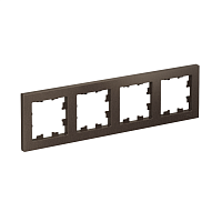 ATN000604 Рамка 4-м AtlasDesign универс. мокко SE 