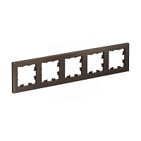 ATN000605 Рамка 5-м AtlasDesign универс. мокко SE 