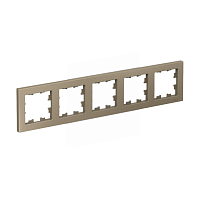ATN000505 Рамка 5-м AtlasDesign универс. шампань SE 