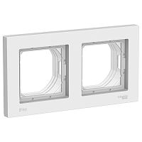 ATN440102 Рамка 2-м AtlasDesign Aqua IP44 бел. SE 