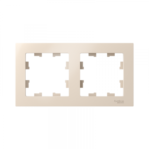 ATN000202 Рамка 2-м AtlasDesign универс. беж. SE  фото 2