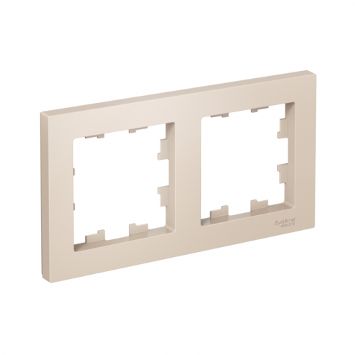 ATN000202 Рамка 2-м AtlasDesign универс. беж. SE 
