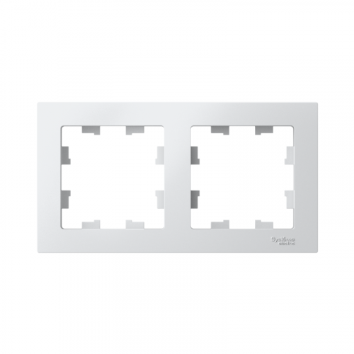 ATN000102 Рамка 2-м AtlasDesign универс. бел. SE  фото 3