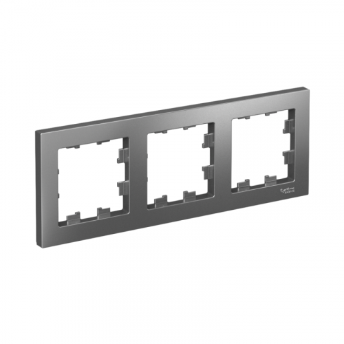 ATN000903 Рамка 3-м AtlasDesign универс. сталь SE 