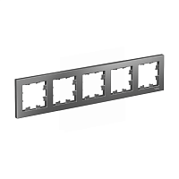 ATN000905 Рамка 5-м AtlasDesign универс. сталь SE 