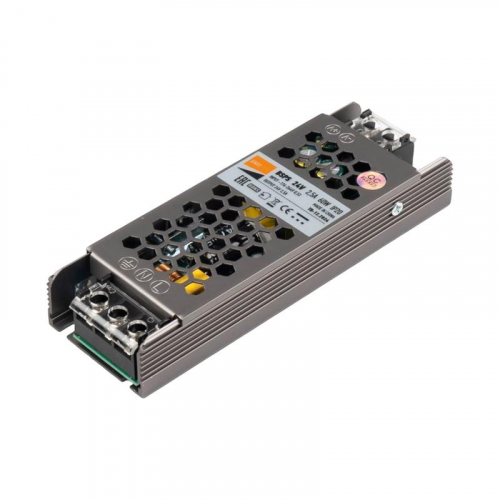 5015500 Блок питания для светодиодной ленты 60Вт 2.5А 24В IP20 BSPS метал. Pro JazzWay  фото 7