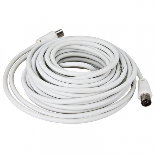 18-0007 Шнур TV Plug - TV Jack 10м бел. Rexant  фото 3
