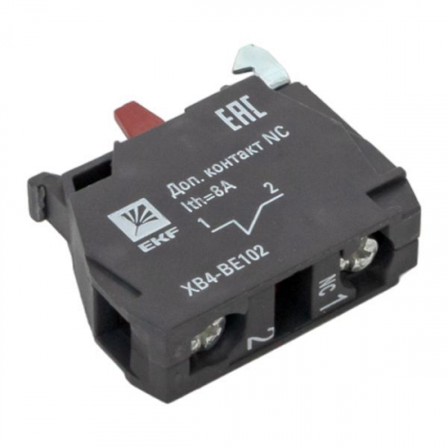XB4-BE102 Контакт дополнительный NC красн. PROxima EKF  фото 6