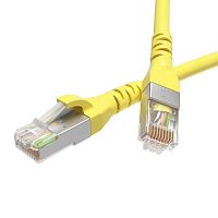RN5EFU4500YL Патч-корд кат.5E F/UTP экранир. 4х2 LSZH 10м желт. DKC 