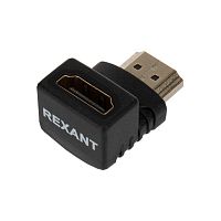 06-0176-A Переходник аудио гнездо HDMI - штекер HDMI угловой блист. Rexant 