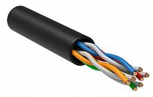 BC3-C5E04-139-305-G Кабель витая пара U/UTP кат.5E 4х2х24AWG solid CU LDPE Outdoor черн. (м) GENERICA 