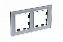 ATN320302 Рамка 2-м AtlasDesign Nature стекло алюм. SE 