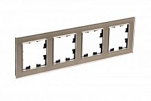 ATN320504 Рамка 4-м AtlasDesign Nature стекло шампань SE 
