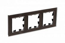 ATN320603 Рамка 3-м AtlasDesign Nature стекло мокко SE 