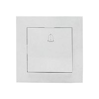 EWV10-026-10 Кнопка звонка 1-кл. СП Валенсия 10А IP20 бел. PROxima EKF 