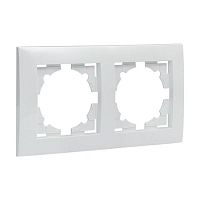 EWM-G-302-10 Рамка 2-м Валенсия бел. PROxima EKF 