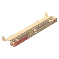NE1150 Комплект заземления верт. без муфт d16 дл.6м (4х1.5м) DKC 
