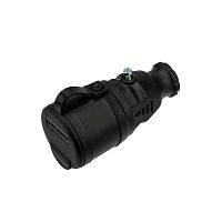 111-004 Розетка переносная влагозащ. с крышкой с/з 16А IP44 каучук Rexant 