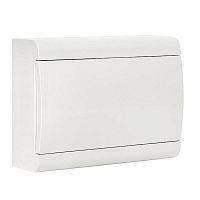 sb-n-12w Щит ЩРН-П-12 "SlimBox" IP41 бел. дверца PROxima EKF 