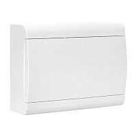 pb-n-12w-bas Щит ЩРН-П-12 IP41 бел. дверца (пром. упак.) Basic EKF 