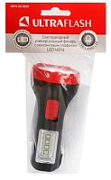 14253 Фонарь LED16014 1 + 4SMD LED 2 реж. 1XR6 пласт блист-пакет Ultraflash 