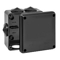 67050Ч Коробка распределительная ОП 100х100х50мм УХЛ1 IP54 черн. Ruvinil 